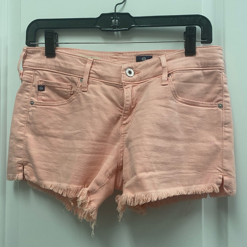 AG Shorts size 27 blush color